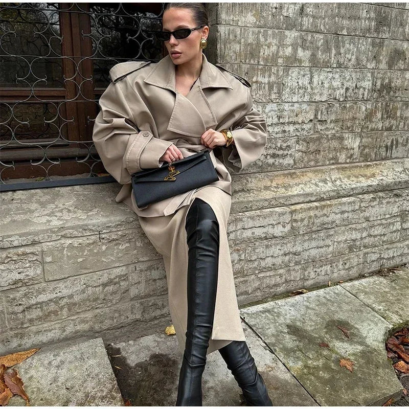 Women’s Belted Short Trench Coat