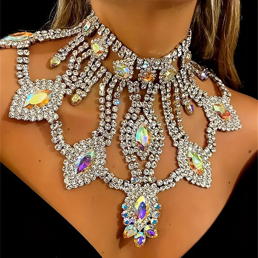 Nadia Rhinestone Necklace