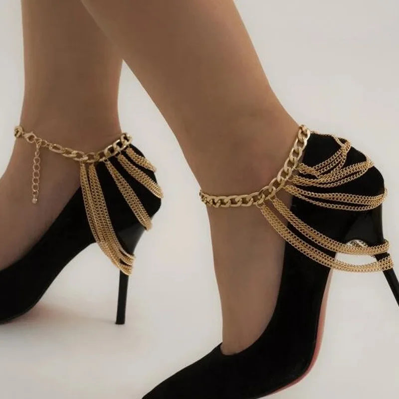 Tassel Alloy Ankle Chain