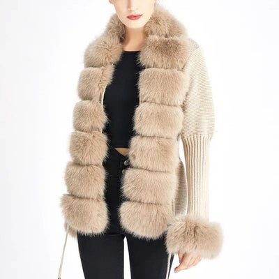 Faux Fur Cardigan