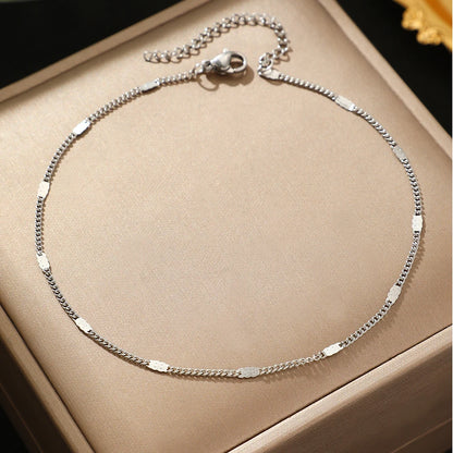 Maria Stainless Steel Anklet