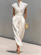 Clara Pleated Midi Dress