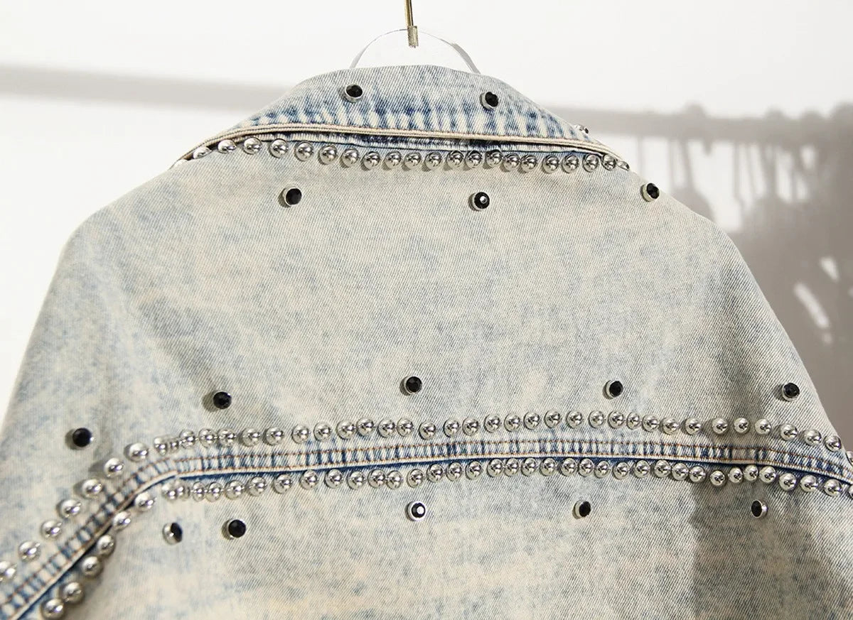Korean Style Cropped Denim Jacket