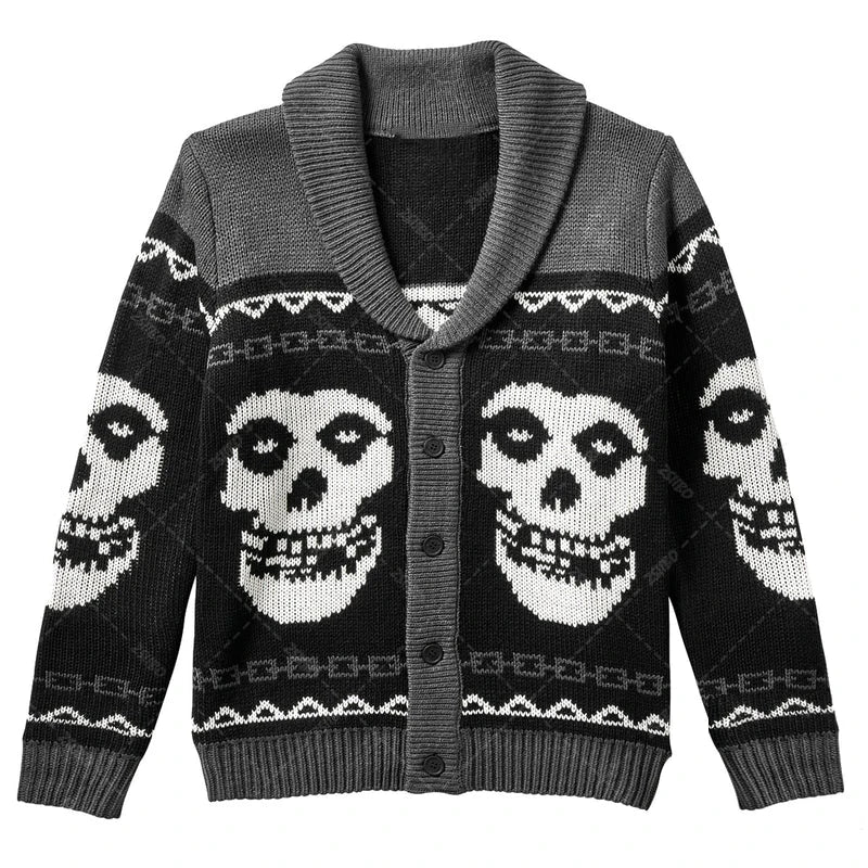 Portrait Print Sweater