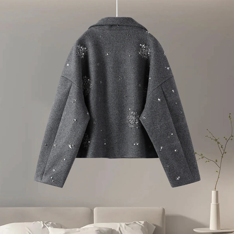 Embroidery Loose Coat