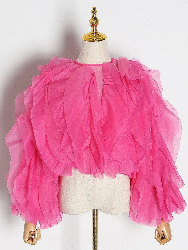 Elegant Ruffles Blouse