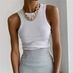 Sleeveless Casual Tank Top