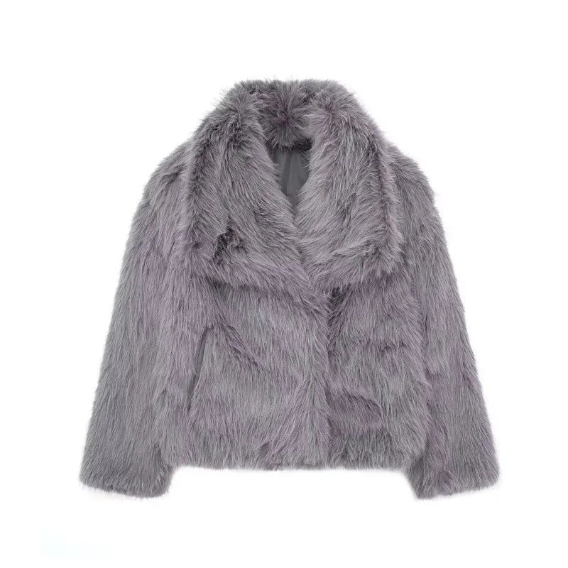 Women’s Luxury Faux Fur Coat