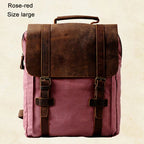 Ryder Canvas Leather Backpack