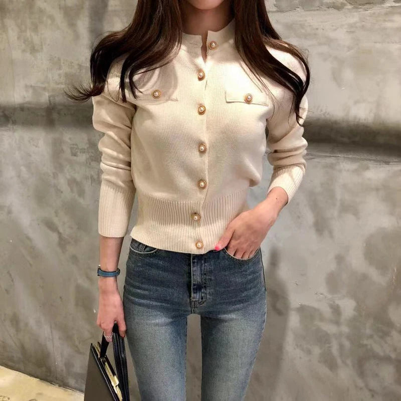 Alessandra Slim Knit Cardigan