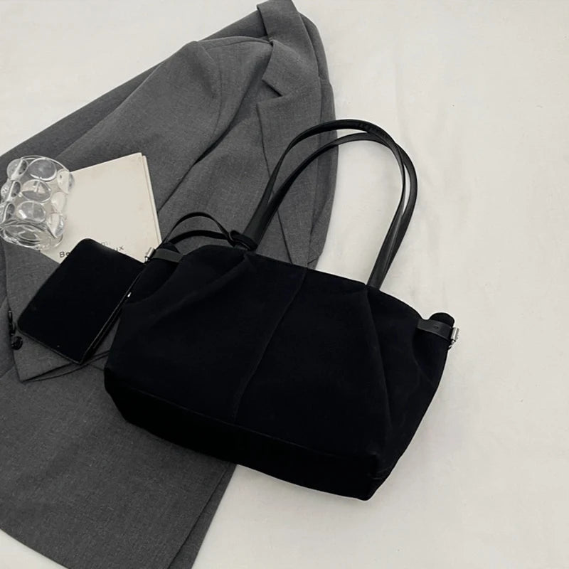 Maribel Suede Bucket Tote