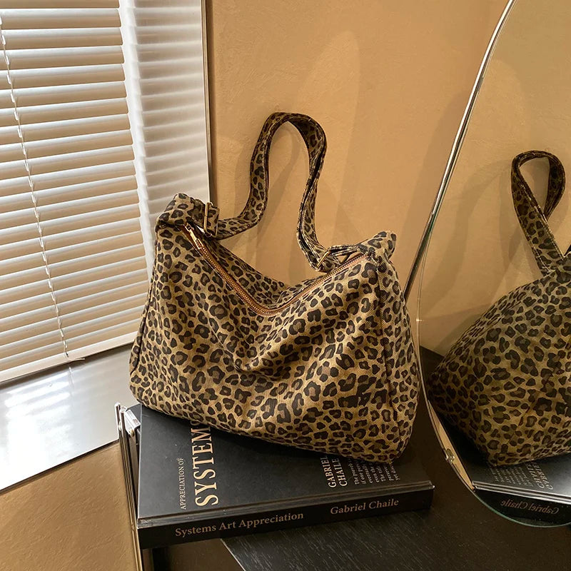 Leopard Print Shoulder Bag