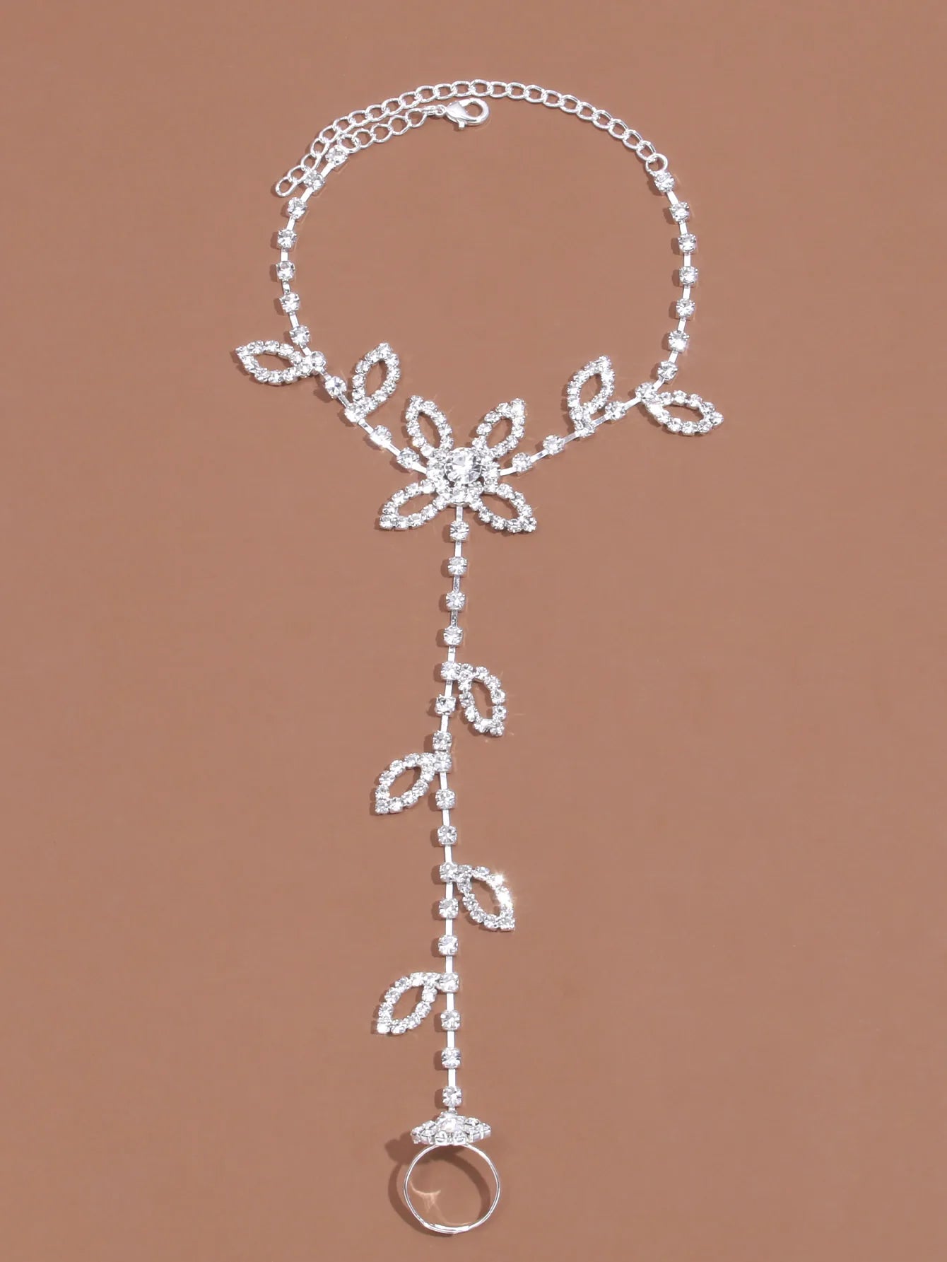 Medea Rhinestone Anklet