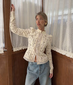 Women’s Lace Printed Blouse