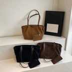 Maribel Suede Bucket Tote