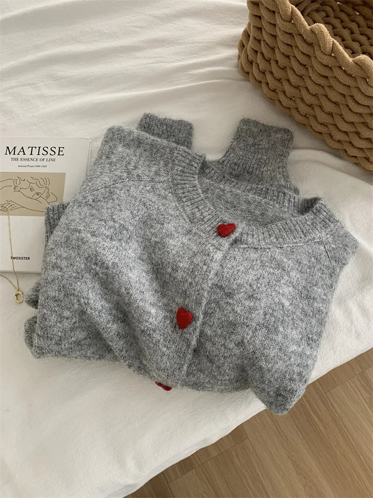 Ava Wool Knit Cardigan