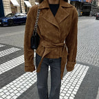 Retro Brown Suede Jacket