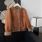 Women’s Cropped Faux Fur Jacket