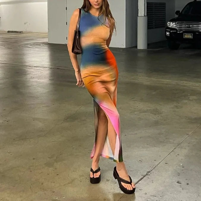 Tie Dye Midi Dress