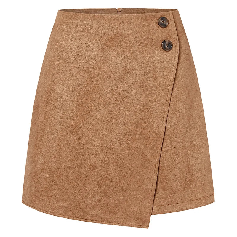 Women’s Faux Suede Mini Skirt