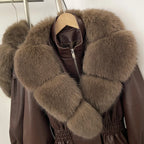 Agnes Faux Fur Leather Jacket