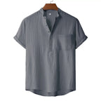 Kai Linen Henley T-Shirt