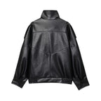 Black Vegan Leather Jacket