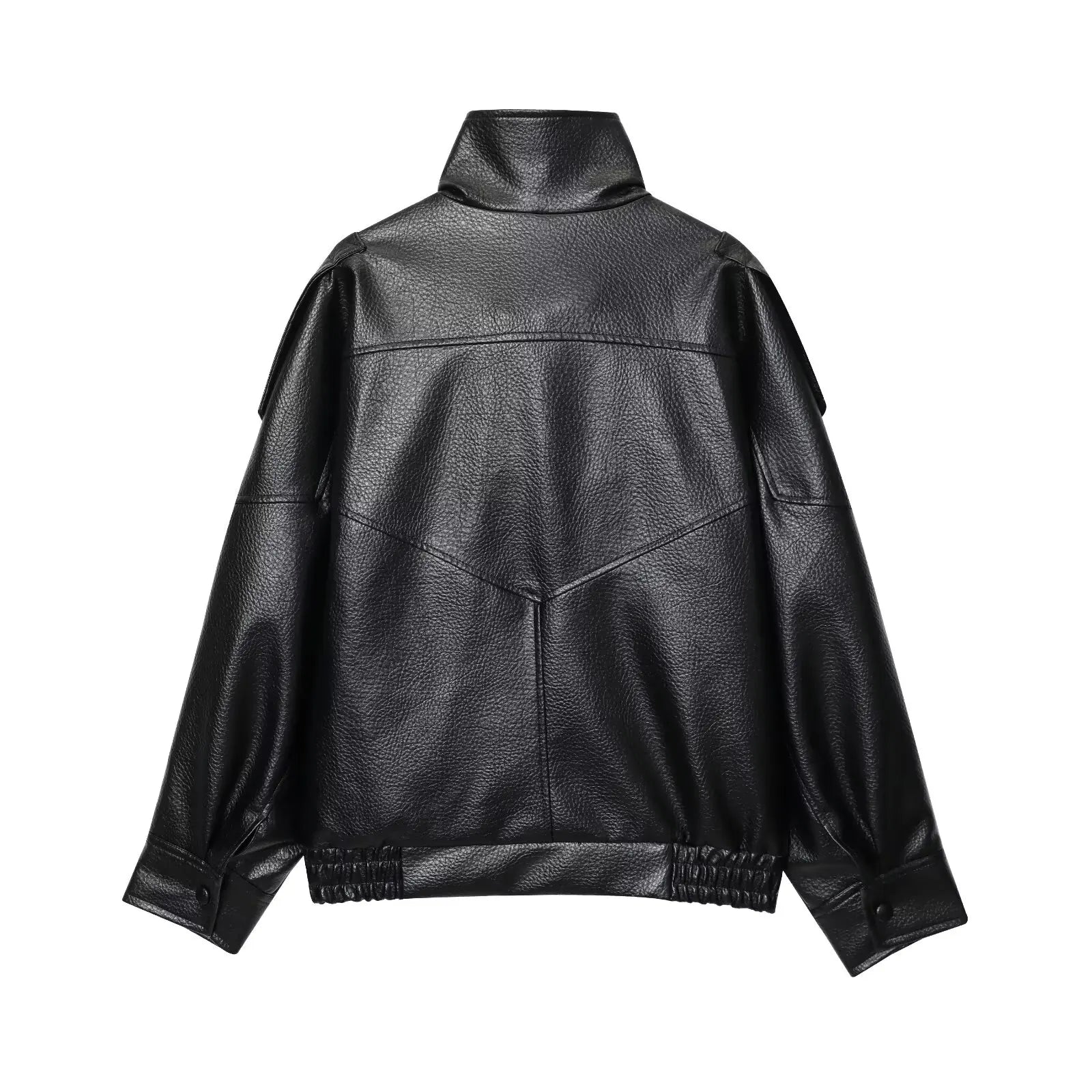 Black Vegan Leather Jacket