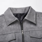Noah Suede Overshirt Jacket