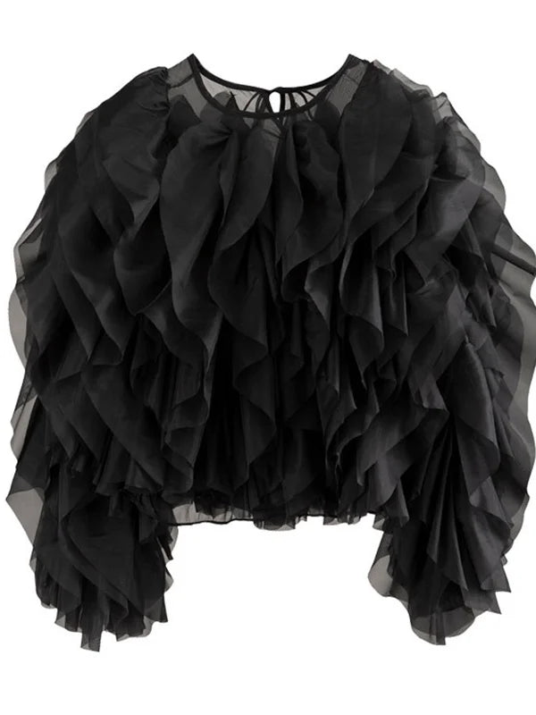 Elegant Ruffles Blouse