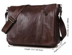 Leon Leather Messenger Bag