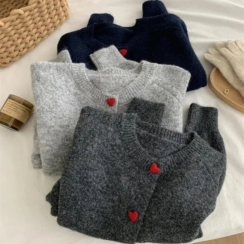 Ava Wool Knit Cardigan