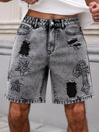 Wyatt Dark Wash Denim Shorts