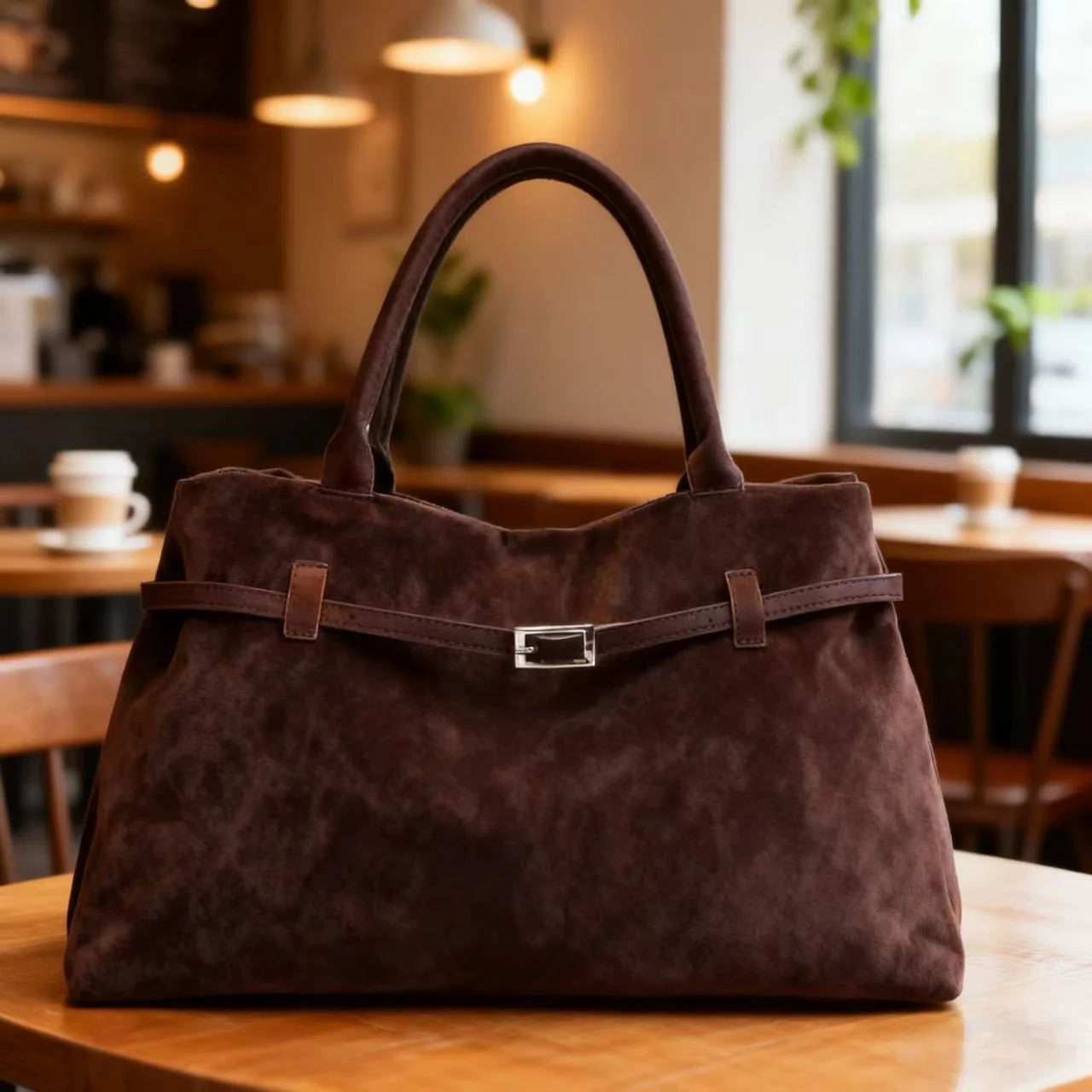 Women’s Vintage Brown Tote Bag
