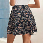 Women’s Floral Pleated Skort