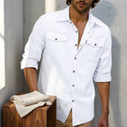 Luca Linen Utility Shirt