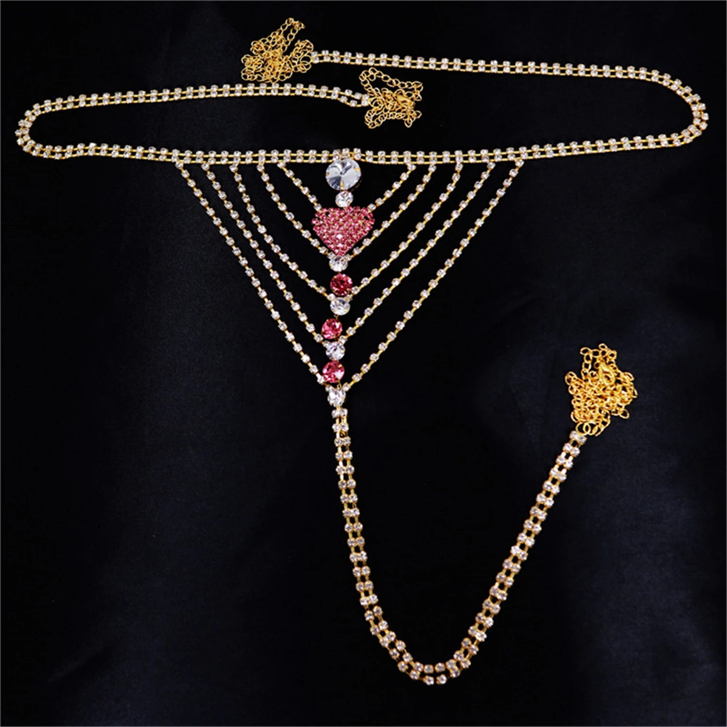 Pink Love Waist Chain