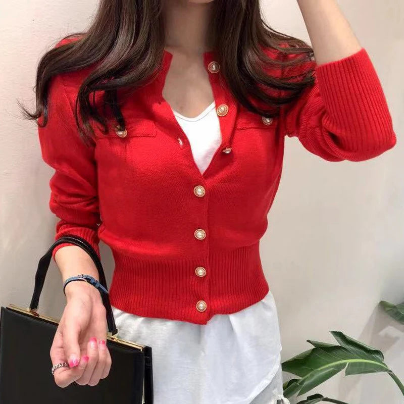 Alessandra Slim Knit Cardigan