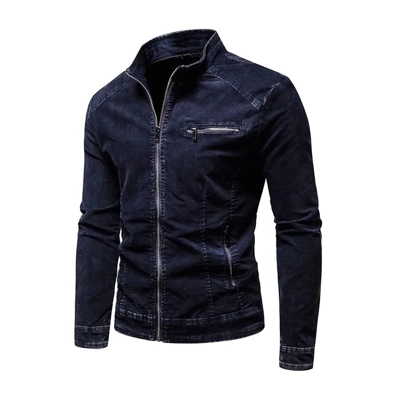 Kairo Denim Moto Jacket