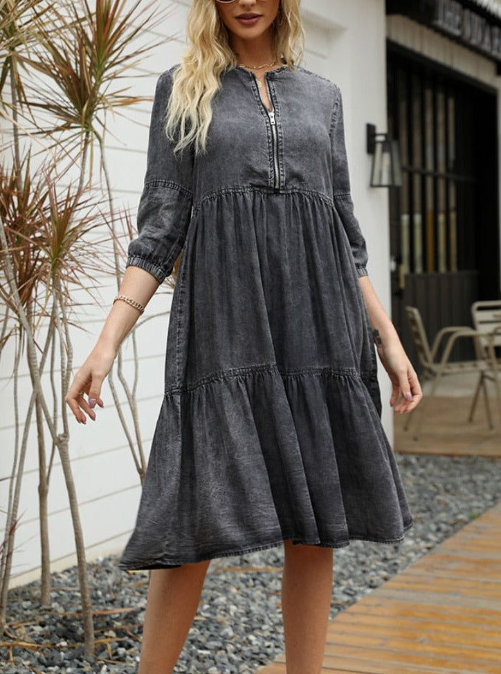 Casual Denim Dress