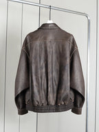 Women's Retro Oversized Distressed Jacket