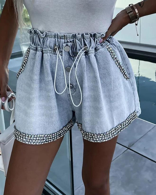 Rhinestone Shorts