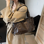 Women’s Retro PU Tote Bag