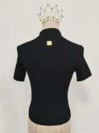 Women’s Turtleneck Buckle T-Shirt