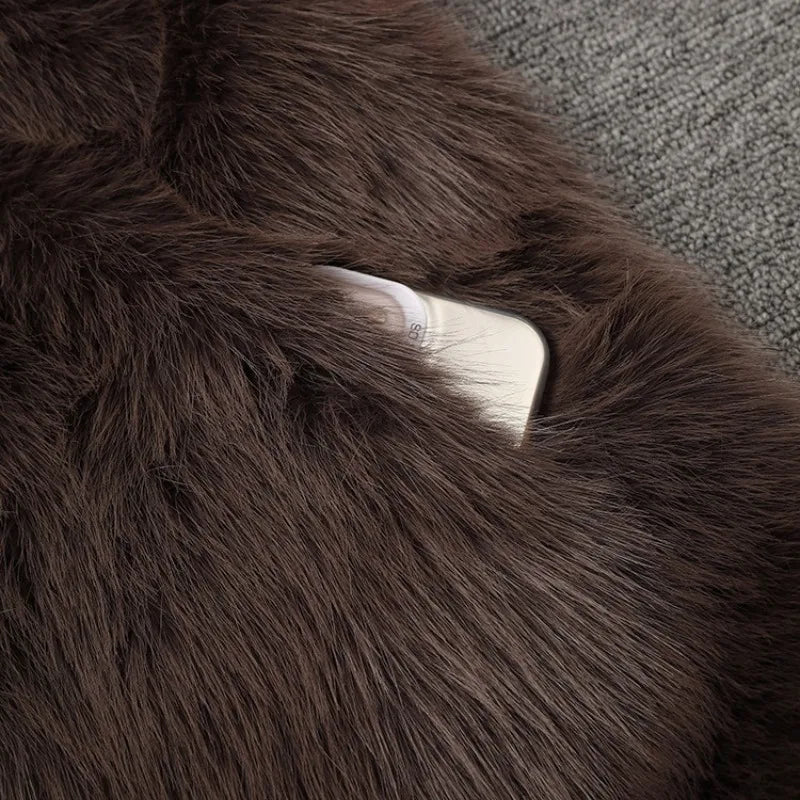 Bianca Plush Faux Fur Jacket