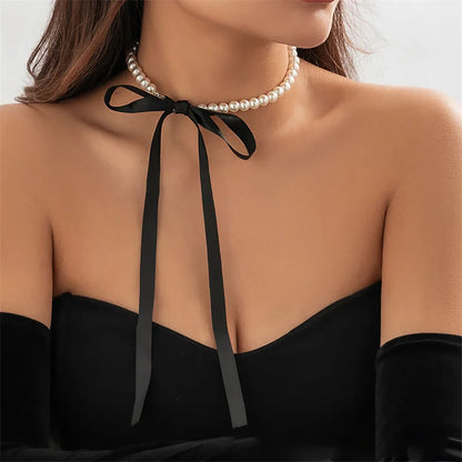 Pearl Beaded Choker