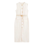 Clara Belted Midi Dress