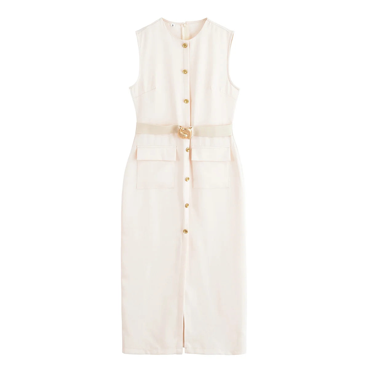 Clara Belted Midi Dress