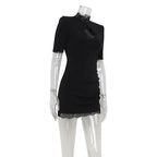 Women’s Lace Patchwork Bodycon Dress