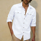Luca Linen Utility Shirt